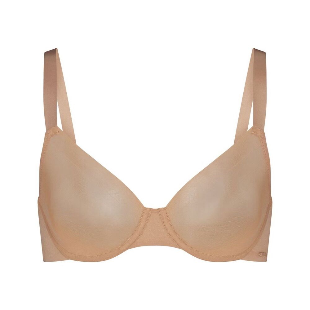Skims No Show Unlined Demi Bra Clay Size 32C